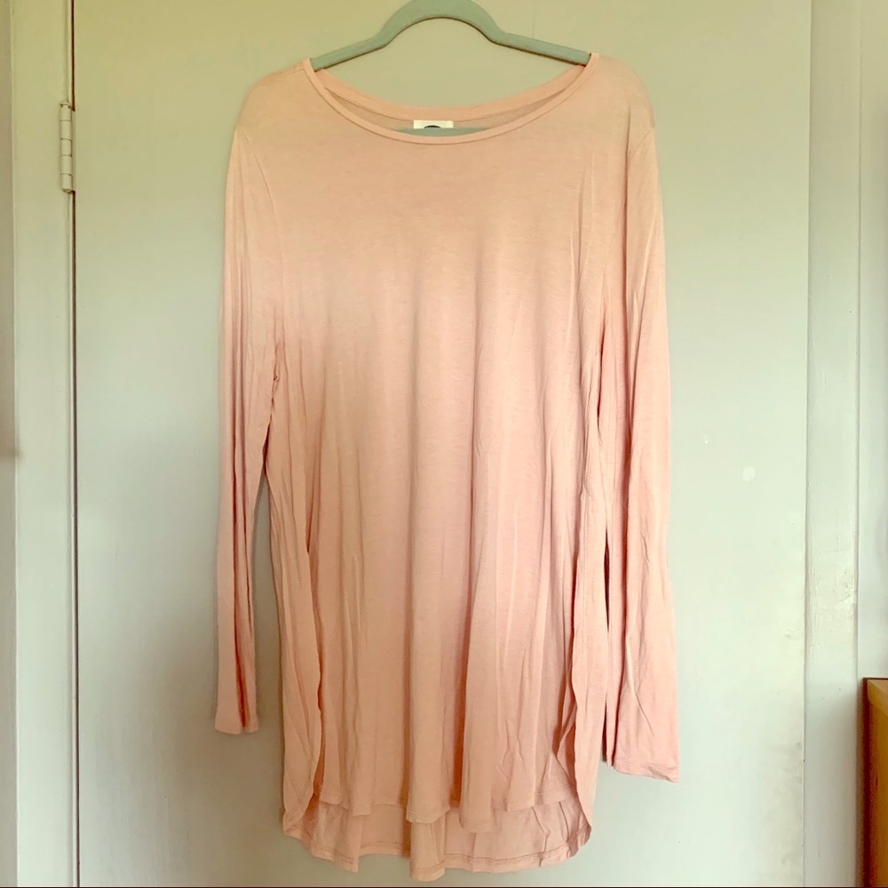 Pink long sleeve shirt